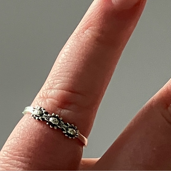 Boutique Silver Plated Bohemuan Stacking Ring Set - Picture 4 of 4